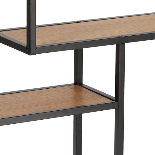 Regał wiszący Seaford VIII metalowy na książki i dekoracje do salonu w stylu industrialnym 75 cm