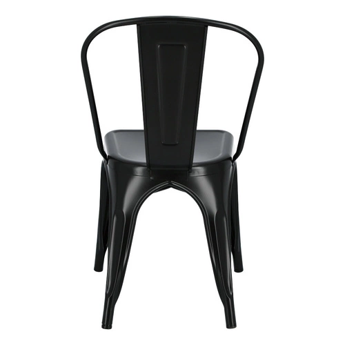 Krzesło Niort czarny metalowe
