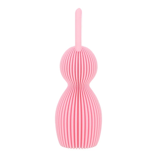 Figurka wielkanocna Królik duży różowy Intesi 17 cm glamour dekoracja na stół lub komodę