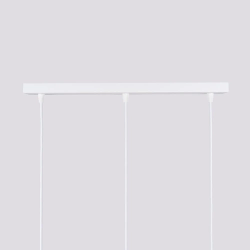 Lampa wisząca KARBON 3L biała nowoczesna regulowana do salonu i nad stół SOLLUX