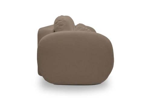 Sofa Salby z funkcją spania brązowa       Sicuro 45