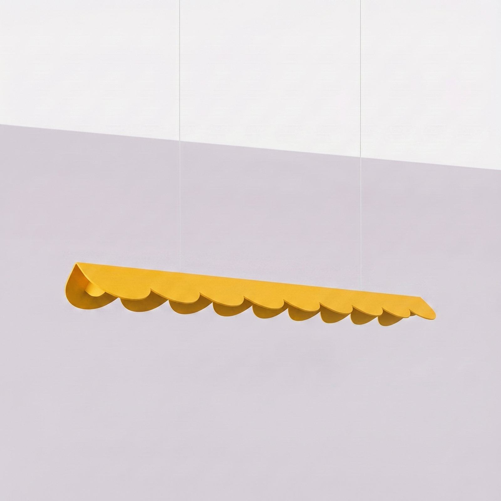 Lampa wisząca BISCUIT 100 LED żółta regulowana nad wyspę