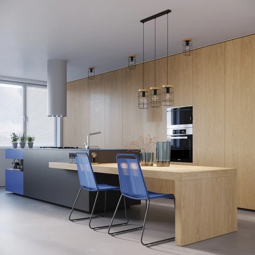 Lampa biurkowa GOTTO czarna industrialna metalowa na biurko do pracy i czytania 25 cm