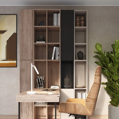 Nowoczesna biała lampka biurkowa Pastelo z ruchomym kloszem do gabinetu lub sypialni