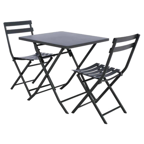 Stół kwadratowy składany  Greensboro grafitowy