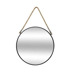 Lustro Eden okrągłe na pasku 38cm