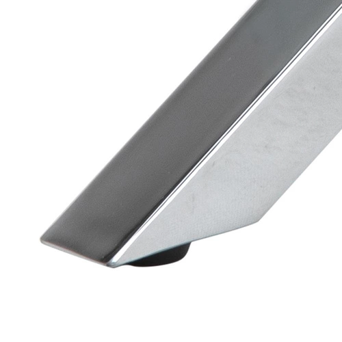 Stolik kawowy Heaven okrągły szklany chromowany nowoczesny do salonu Actona 82 cm