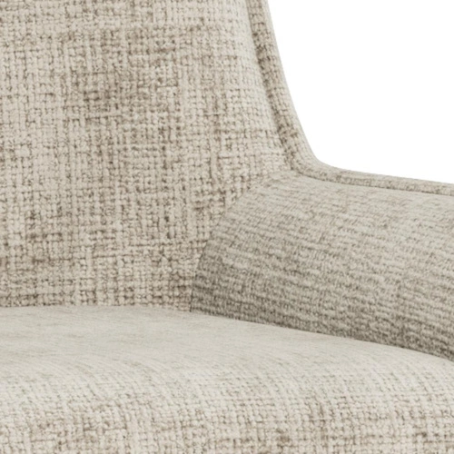 Hoker Eddie beżowy obrotowy z podłokietnikami do kuchni regulowany