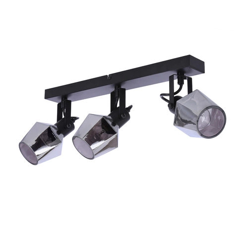 Lampa sufitowa Randi nowoczesna czarna 3-punktowa regulowana do kuchni i jadalni