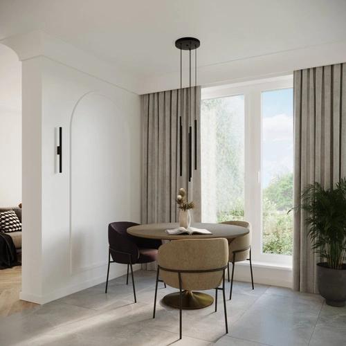 Lampa wisząca Pastelo 2 czarna nowoczesna metalowa regulowana do salonu i jadalni