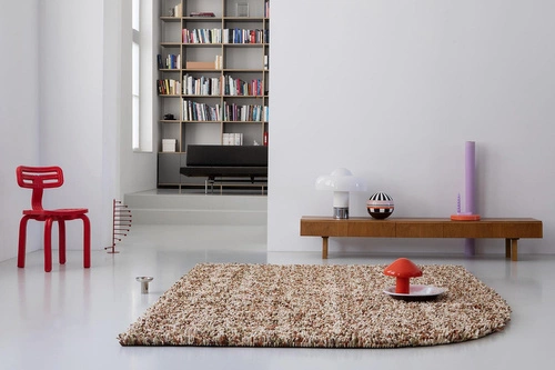 Dywan shaggy wełniany Shaggy Rocks 250x300 cm do salonu nowoczesny łatwy w czyszczeniu Carpets&More