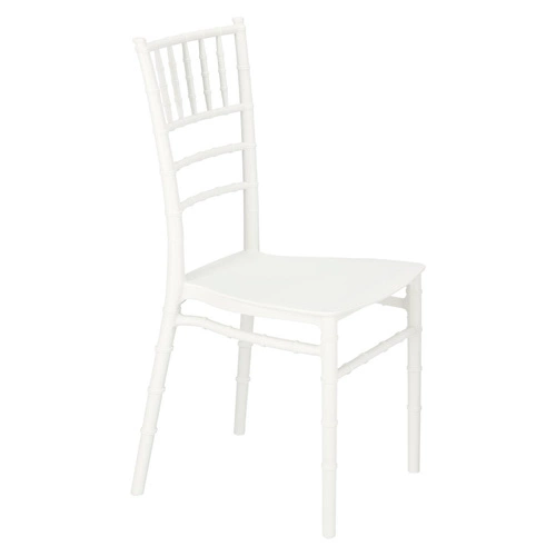 Krzesło Chiavari białe z tworzywa