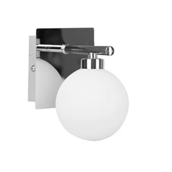 Lampa sufitowa Oden lampa chromowy 1x40W G9 klosz biały