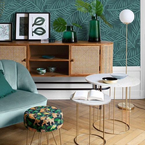 Lampa stojąca Dris złota nowoczesna metalowa do salonu i sypialni Atmosphera 135 cm