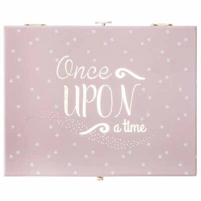 Szkatułka z pozytywką Unicorn różowa    