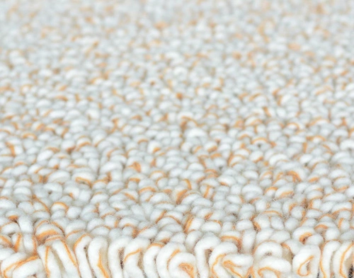 Dywan nowoczesny wełniany Trace Loop 200x300 pomarańczowy do salonu łatwy w czyszczeniu