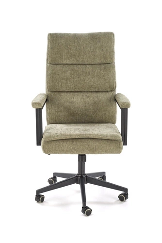 Fotel biurowy ergonomiczny Nurah oliwkowy obrotowy z podłokietnikami do biura Intesi