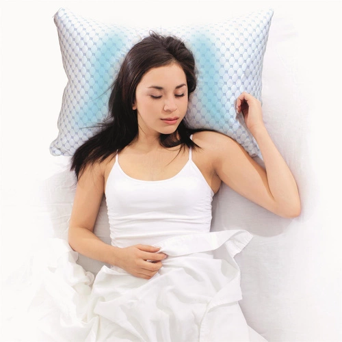 Intesi poduszka chłodząca bambusowa do spania 66x50 cm nowoczesna do sypialni