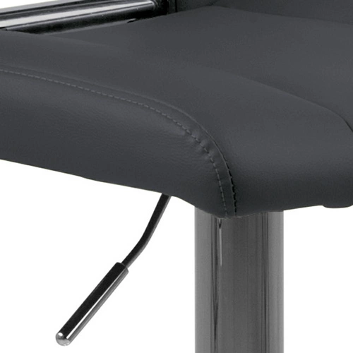 Hoker Sylvia szary tapicerowany z oparciem regulowany nowoczesny do kuchni i wyspy Actona