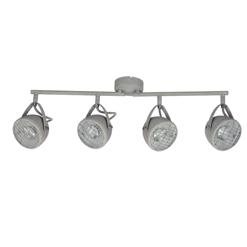 Lampa sufitowa Pent listwa 4x50W GU10   betonowy szary