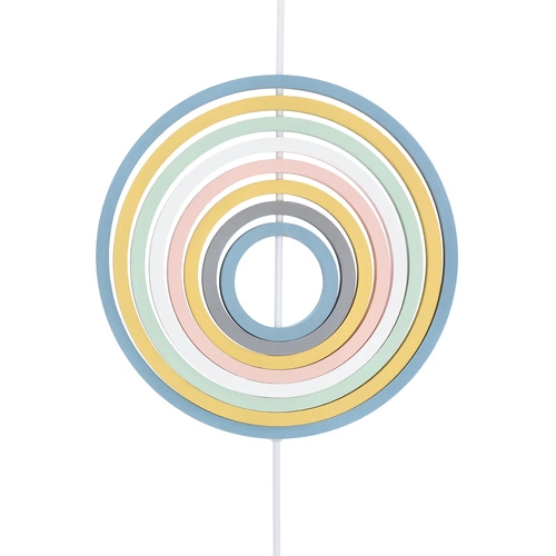 Lampa wisząca Single h8 1x20W E27 iq kids mix kolor