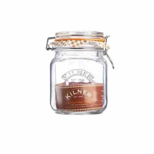 Słoik 1l, Square Clip Top Jar KILNER