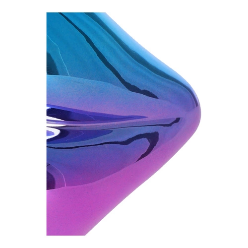 Figurka dekoracyjna usta Intesi ceramiczna opalizująca niebieska do salonu lub na prezent