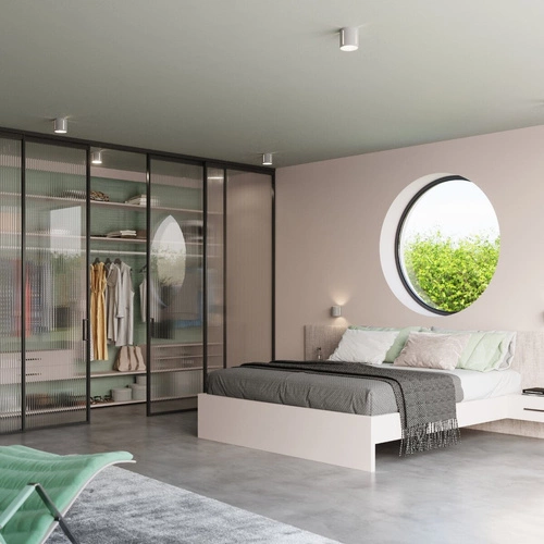 Nowoczesny kinkiet ścienny INEZ szary metalowy do salonu i sypialni Sollux Lighting