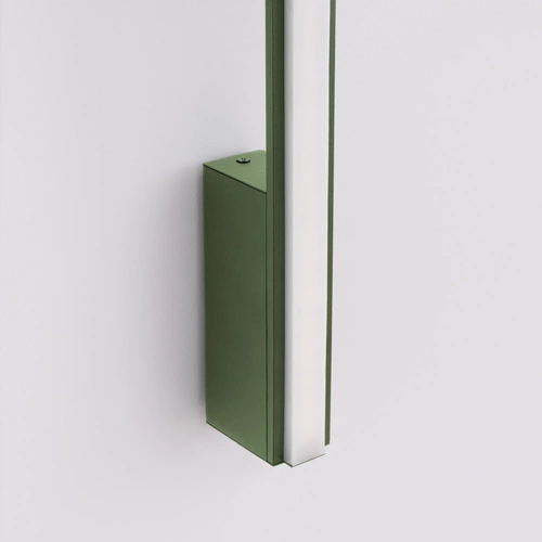 Kinkiet ścienny LED LAGOM 90 zielony oliwkowy nowoczesny do sypialni salonu lub kuchni Thoro