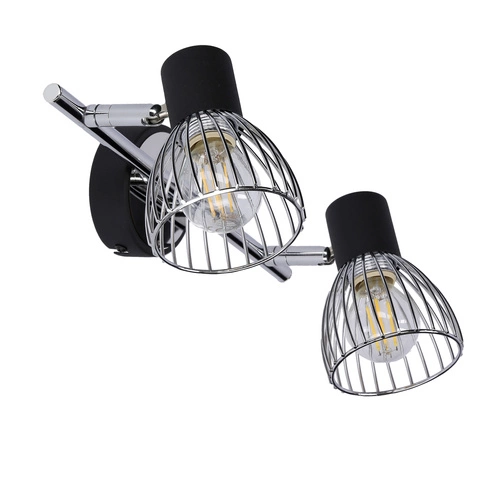 Lampa sufitowa Modo listwa 2x40W E14  czarny+chrom