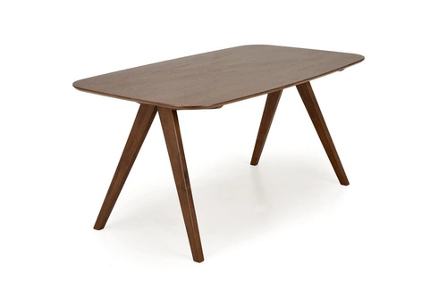 Stół do jadalni Fido 160 cm orzechowy nowoczesny prostokątny, drewniany, łatwe czyszczenie Intesi