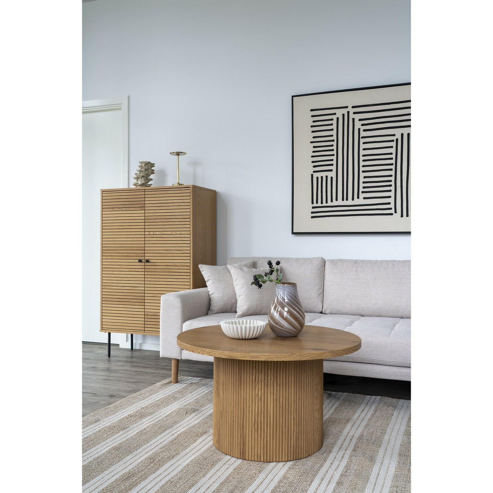 Stolik pomocniczy Boavista 80cm naturalny