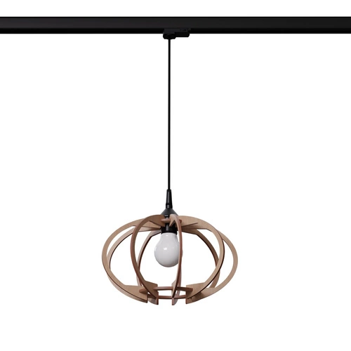 Lampa wisząca MANDELINO naturalne drewno  E27 3000K 7,5W 620lm #B