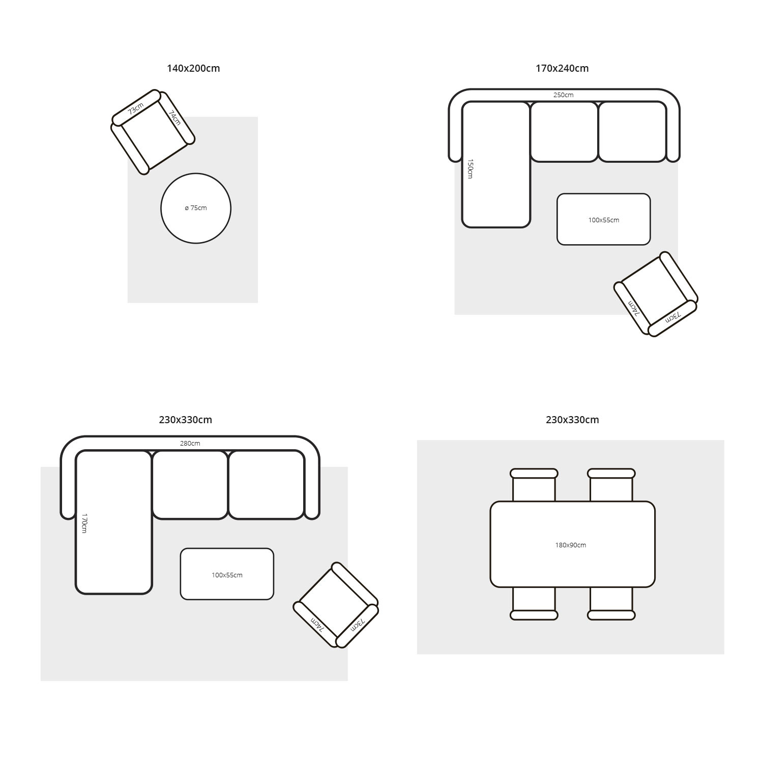 Dywan zewnętrzny Rivi Kavi 200x280 nowoczesny geometryczny łatwoczyszczący na taras balkon
