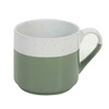 Kubek ceramiczny Jumelle zielony 330 ml do kawy i herbaty w stylu japandi Intesi