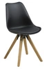 Krzesło Dima black/ dąb OUTLET
