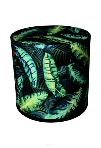 Pufa ogrodowa okrągła Virgo Intesi nowoczesna wodoodporna do ogrodu tarasu balkonu 40 cm