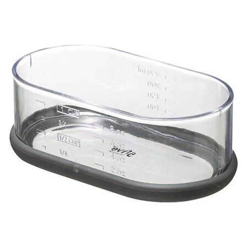 Tarka ze stali nierdzewnej z pojemnikiem