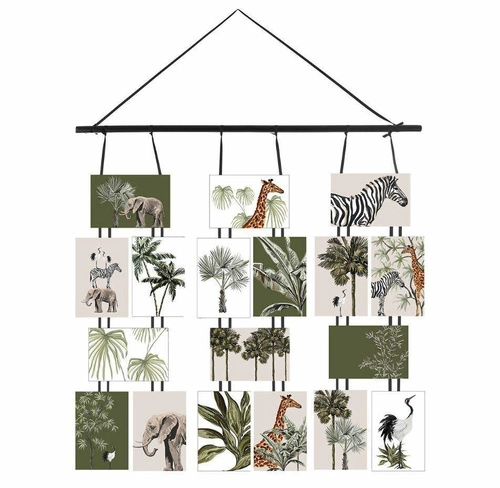 Czarna multiramka na 18 zdjęć 10x15 Acrylic Atmosphera wisząca kolaż na ścianę