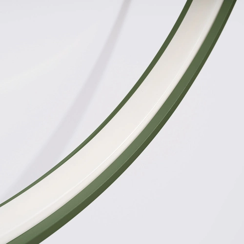 Plafon sufitowy LED RIO 110 zielony oliwkowy nowoczesny do salonu i kuchni Thoro