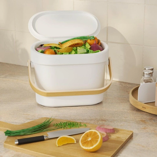 Kompostownik Bellwood biały/naturalny