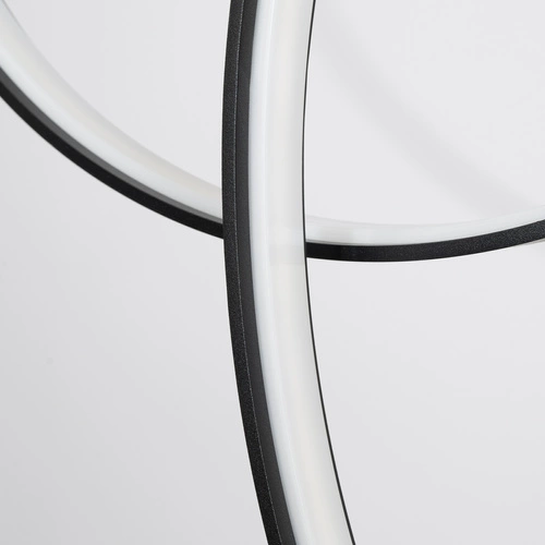 Lampa wisząca LED RIO 5 czarna do salonu i jadalni nowoczesna 5-punktowa Thoro