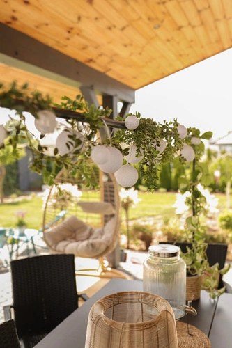 Girlanda Cotton balls kolorowe 20 lampek