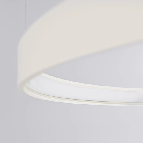 Żyrandol LED RIO 78 nowoczesny beżowy regulowany do salonu i jadalni 78 cm