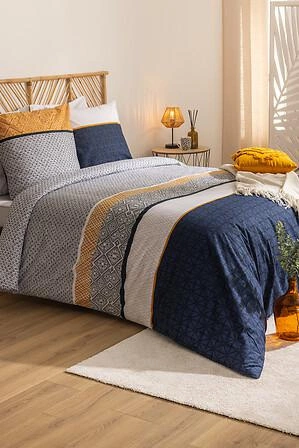 Komplet pościeli Etnik 240 x 220 cm niebieski
