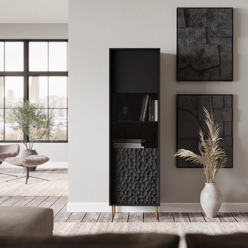 Zestaw mebli do salonu Afir czarny