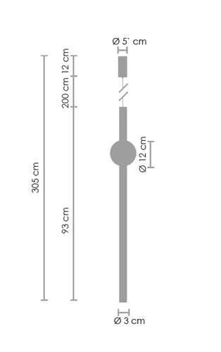 Lampa wisząca LED O-LINE mosiądz 93 cm nowoczesna do salonu i nad wyspę