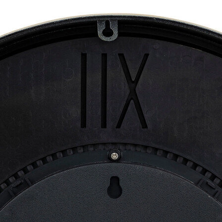 Nowoczesny zegar ścienny Guiliana 50 cm złoty z widocznym mechanizmem do salonu Atmosphera