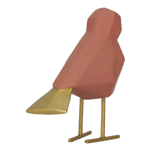 Figurka Origami Bird różowa