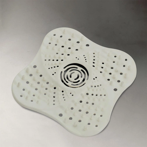 Sitko do zlewu i umywalki silikonowe białe Intesi nowoczesne 13,3 cm do kuchni i łazienki